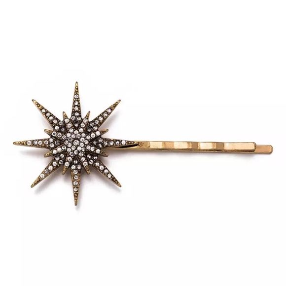 3PCs Star Moon Rhinestone Hair Clip - Picture 4 of 6